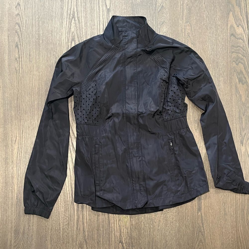 NWOT Fila Sport Womens Black Rain Jacket - Size XS